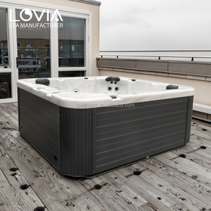 <span class=keywords><strong>Jacuzzi</strong></span> all'ingrosso <span class=keywords><strong>5</strong></span> persone vasca idromassaggio moderna idroterapia massaggio all'aperto di lusso Spa vasca da bagno per casa Hotel cortile - Product Image 1