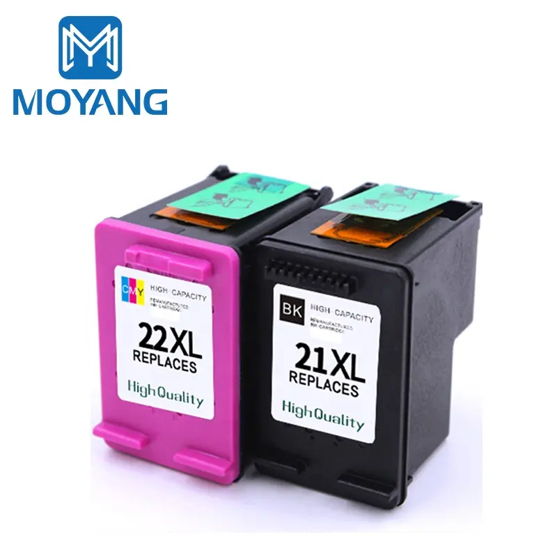 MoYang High Quality用互換HP 21 22互換インクカートリッジ9351 9352XL使用3915 D1320 D1530 F2100プリンタ