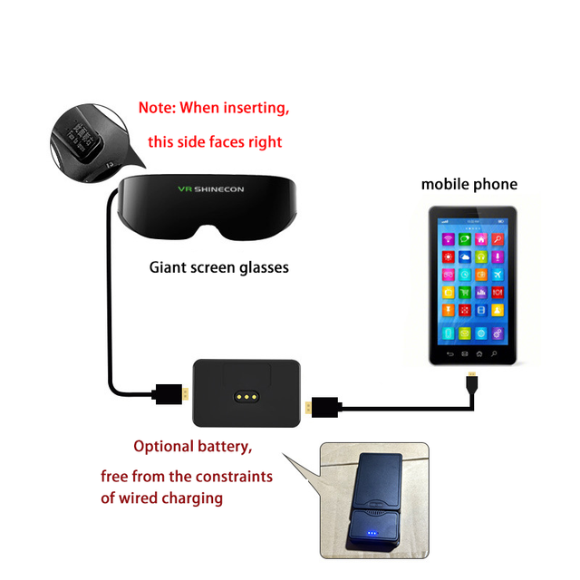 3D 4K VR Glasses Movie Mobile Smart Screen Portable Adult Headset Virtual Reality Device for Android IOS AIO8 Gaming