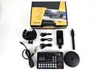 Kit de microphone à condensateur USB V8 2025 pour enregistrement en direct, studio et podcast, avec carte son USB BM800 pour cartes son et mixeurs audio