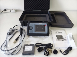 Appareil d'échographie vétérinaire portable noir et blanc DMSU01 pour animaux, à prix avantageux - Product Image 1