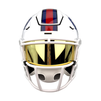 Visières de présentation en acrylique pour casques MIDI, visière de football pour collection