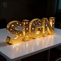 Signalétique intérieure pour hôtel, bureau, panneau LED personnalisé, logo d'entreprise pour réception, lettres 3D éclairées, enseigne rétroéclairée pour entreprise