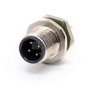 M12 D mã ổ cắm/4 pin receptacle/M12 D mã hóa kết nối/Front/Back Mount Connector / M12 D mã với dây - Product Image 6