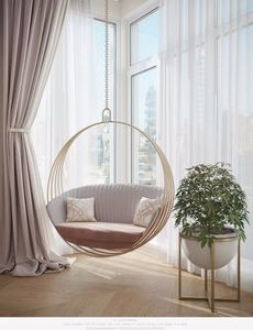 Balançoire <span class=keywords><strong>chaise</strong></span> <span class=keywords><strong>longue</strong></span> haute qualité en acier inoxydable suspendu hamac canapé <span class=keywords><strong>pour</strong></span> la maison Villa hôtel loisirs de plein air <span class=keywords><strong>pour</strong></span> salon - Product Image 5