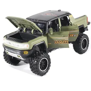 NEW 1:24 Simulation Die Cast Model Car with Door Opening Engine Hood & Trunk Opening,Pull Back Alloy Toy Car With Light Sound