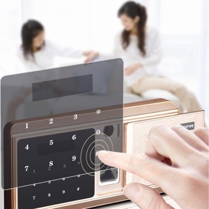 Hengfa Safe Box 600mm High Fingerprint Password Lock For Home Office Jewelry <b>Storage</b> Carbon Steel Rectangle Standing Type - Product Image 2