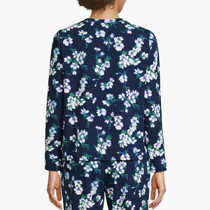 Set <span class=keywords><strong>Pigiama</strong></span> da <span class=keywords><strong>Donna</strong></span> di Alta Qualità del Produttore, Stampa Personalizzata, Morbido e Traspirante, Abbigliamento da Notte Femminile Delicato sulla Pelle, Elasticizzato, Loungewear - Product Image 4