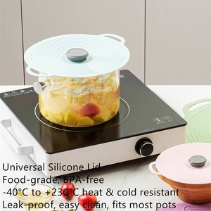 Tapas Elásticas de Silicona de Grado Alimenticio, 5 Piezas, Reutilizables, Herméticas, Aptas para Microondas, para Almacenamiento de Alimentos en la Cocina - Product Image 6