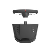 Volant de course HS-GT100 avec pédale audio pour Xbox One, PS3, PS4, PC, Windows, NS – Sensation de conduite réelle pour jeux de course automobile