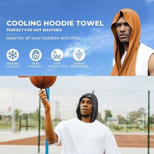 Serviette de sport rafraîchissante à capuche, séchage rapide et absorbante, idéale pour le fitness et le cyclisme - Product Image 4