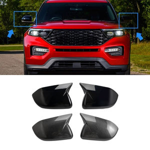 ฝาครอบกระจกมองข้างรถยนต์ ป้องกันรอยขีดข่วน ฝาครอบกระจกมองหลัง สำหรับ Ford Explorer 2020-2024 ชุดแต่งรถยนต์ อุปกรณ์ตกแต่งรถยนต์ - Product Image 1