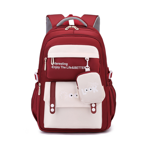 Hot Selling Cartoon School Bags for Girls Korean Style High Quality Children School Backpack Cute Bookbag Comfort Women Daypack