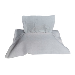 Décoration <span class=keywords><strong>de</strong></span> maison, bricolage, Logo personnalisé, sac à mouchoirs en lin, couverture, Sublimation, boîte à mouchoirs vierge - Product Image 6
