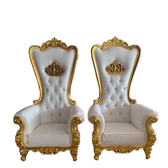 Wedding Queen Chair High Back High Quality Cheap King Throne Chair for Party