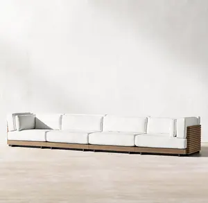 Sassanid Outdoor Los juegos de jardín de patio más populares <span class=keywords><strong>Home</strong></span> Staging Teak Sofá modular muebles modernos muebles de lujo para exteriores - Product Image 3