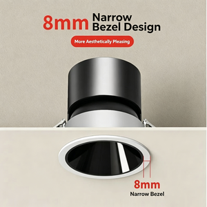 Lámpara LED de Techo de Alta Eficiencia Energética para Decoración de Hoteles, Apartamentos, Salas de Estar, 5 W, Aluminio, Triac, DALI, Regulable, para Interiores - Product Image 4