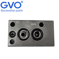 Vanne de temporisation pour moteur oscillant GVO M5X130 M5X180, bloc de vanne de temporisation pour pompe rotative, pièce de vanne accessoire pour excavatrice et machine de construction