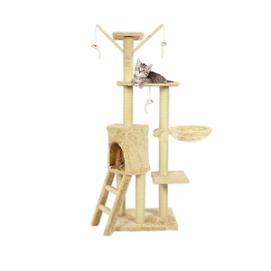 Gato esquina gato de la Casa de la torre larga gato cuerda de sisal con juguetes y las cuevas y escaleras - Product Image 2