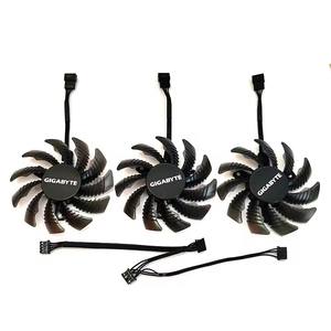 NOUVEAU 75MM T128010SU PLD08010S12H GTX 1080 GPU Fan Pour <span class=keywords><strong>Gigabyte</strong></span> <span class=keywords><strong>AORUS</strong></span> GTX 1080 <span class=keywords><strong>1070</strong></span> Ti G1 Gaming Graphics card cooling fan - Product Image 3