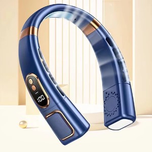 Ventilateur de cou portable rechargeable blanc pour climatisation, pour un confort optimal - Product Image 3