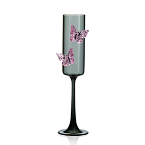 Borosilicato Heat Bonding High-Heel Glass High-Value Wine Cocktail Butterfly para Champagne Glass Drinkware - Product Image 4