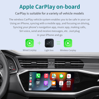 Boîtier AI Android 13 sans fil OEM pour CarPlay et Android Auto, Qualcomm 8 cœurs 4+64G/8+128G, navigation GPS à écran partagé, 4G LTE pour voiture