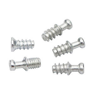 Tornillos de soporte para estantería Disney, hierro niquelado, 2 en 1, 3 en 1, autorroscantes, para panel de armario - Product Image 1