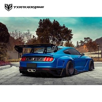 DAWN M2 Design Kit de carrosserie large pour for-d Mustang GT500 lifting pare-chocs capot becquet Deffuser jupe latérale FRP/CF matériel