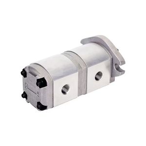 Bomba de engranajes doble de 3 etapas YD OEM 150W 5, 300 bar con conexión de rosca y brida para reparación de excavadoras, 1 año de garantía - Product Image 4