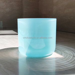 ขันคริสตัลใสสำหรับทำสมาธิ ซันตาสติ  ควอตซ์สีน้ำเงิน สำหรับโยคะและการบำบัด ความถี่ 432Hz/440Hz - Product Image 2