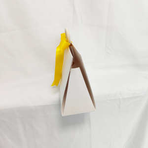 Sac de shopping cadeau en papier rose de luxe haut de gamme avec logo personnalisé imprimé - Product Image 3