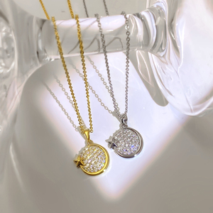 Pendientes de Aro Gruesos de Latón con Zirconia en Forma de Estrella Geométrica, Impermeables y de Moda, Chapados en Oro de 18K, para Mujer, Ideales para Fiestas y Bodas - Product Image 4