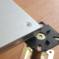 Plancher surélevé modulaire en sulfate de calcium antistatique avec socle de support