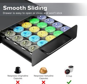 Support de rangement pour capsules de café Dolce Gusto, Keurig K Cup, Nespresso, organiseur de capsules, tiroir pour capsules de café - Product Image 6