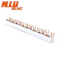 FABRICANT DE TYPE DE FOURCHE de BUSBAR MCB Barre de bus en cuivre pour disjoncteur de boîte de distribution