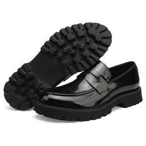 Zapatos Formales de Cuero Genuino para Hombre con Punta Cuadrada, Clásicos para Bodas, Oficina y Fiestas, Ligeros, Transpirables y Antideslizantes - Product Image 4