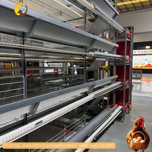 Gabbia di Allevamento Automatica ad Alte Prestazioni Tipo H, Aumenta Efficacemente il Reddito Economico e la Margine di Profitto degli Agricoltori - Product Image 4