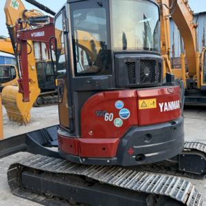 Mini-excavatrice sur chenilles Yanmar Vio60 d'occasion du Japon, 6 tonnes, modèles Vio60, 55, 35, 80, matériel de chantier à bas prix à vendre - Product Image 4