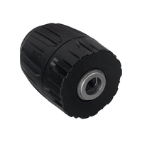 Mandrin de Perceuse Sans Clé 10mm avec Mini Design à Trois Mâchoires en Plastique Rigide Sans Fil, Pièces Détachées pour Outil Électrique
