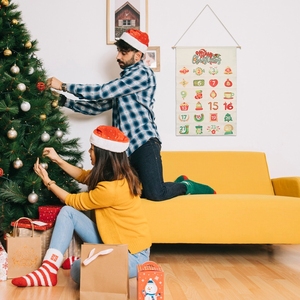 Nuovo Arrivo: Calendario <span class=keywords><strong>dell</strong></span>'Avvento Natalizio da 24 Giorni per Sublimazione, Organizer da Parete per Artigianato - Product Image 6