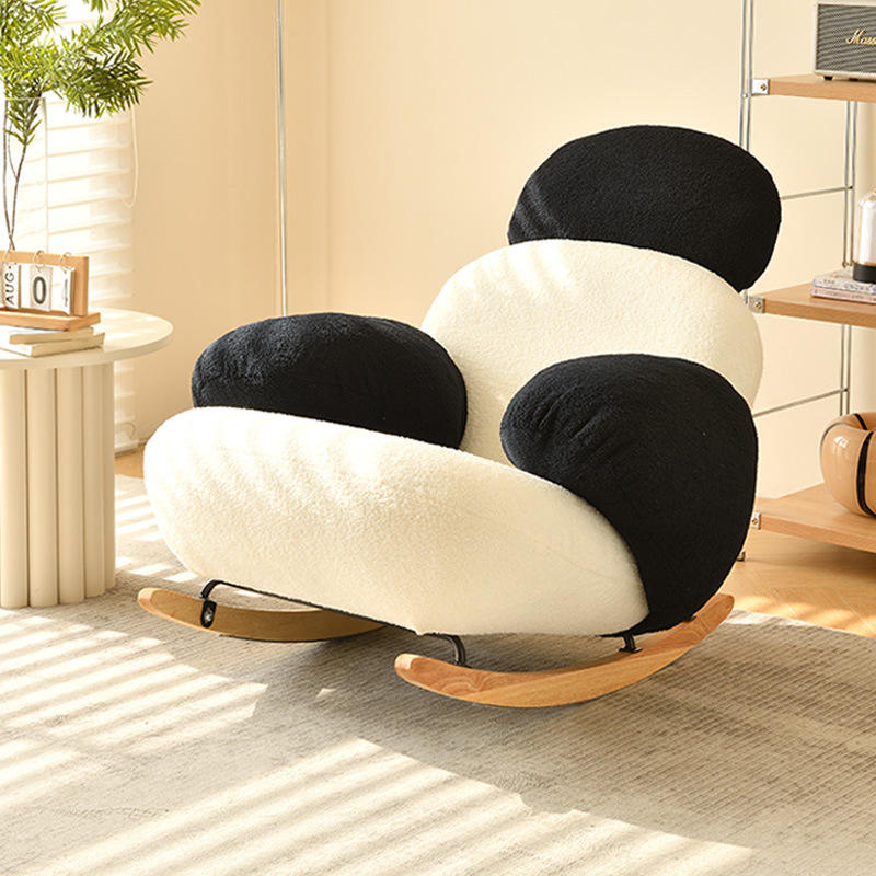 Lana de cordero - Blanco y negro