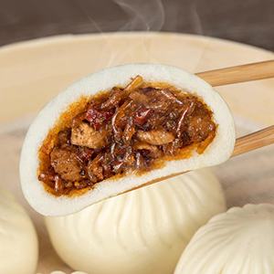 Bollos de Tofu con Vermicelli Picante Listos para Cocinar al Vapor, Congelados a Granel para Compras en Línea y Compras Colectivas - Product Image 3