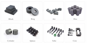 30-Năm Nhà Máy Tùy Chỉnh Đĩa Vòng Hồ Quang Khối Gốm Đen Y35 <span class=keywords><strong>Ferrite</strong></span> Nam Châm - Product Image 6