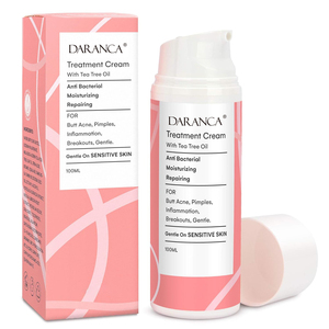 Crema para el acné a base de hierbas orgánicas OEM de etiqueta privada, tratamiento de elevación removedor coreano con ingredientes blanqueadores - Product Image 1