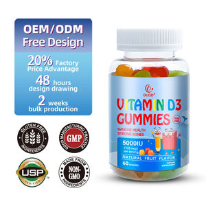 Vitamin D3 + K Gummies-memaksimalkan kekebalan, memperkuat tulang dengan D3 + K2 + Sodium, dukungan kesehatan sehari-hari - Product Image 2