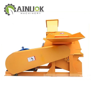 Máquina de aserrín de pellets de 10 mm para ropa de cama de aves de corral trituradora de ramas de árboles de madera - Product Image 1