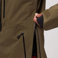 Vestes matelassées réversibles imperméables et respirantes à capuche pour hommes, haute technologie, pour le ski, Arc