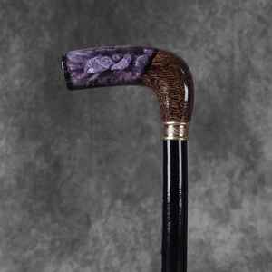 El Diseño Ligero, Portátil y Ergonómico Hace que el Bastón de Resina y Madera para Caminar Sea Ideal para Viajes y Uso Diario - Product Image 4