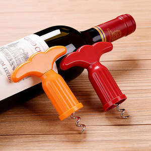 Corkscrew <b>Bottle</b> Opener Portable Multi Function Red Orange Color For Wine Beer Home Use - Product Image 2
